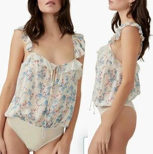 Free People Take It Away Bodysuit Size S